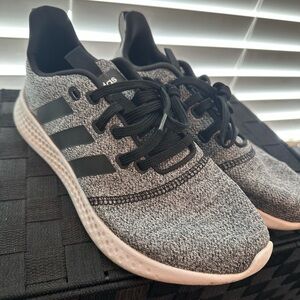 Adidas Black and Gray Running cloudform